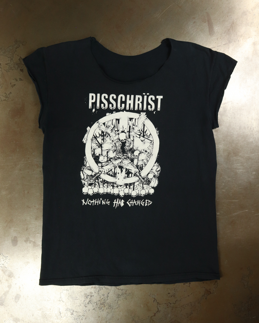 „Piss Christ” printed T-shirt